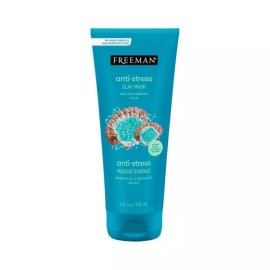 Freeman 프리먼 안티 스트레스 클레이 마스크 데드 씨 미네랄 페이스 라벤더 & 솔트 밸런스 차분한 피부 언클로그 모공 모든 타입을 위한 페이셜 유해 Anti-Stress Dead Sea Freeman Anti-Stress Clay Mask Dead Sea Mineral Face Lavender & Salt Balance Soothing Unclog Pores Facial for All Types Anti-Stress Dead Sea