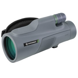 BRESSER Monocular Wave 12 x 50 with high magnification, coatings and excellent BAK-4 glass, waterproof and suitable for people who wear glasses
