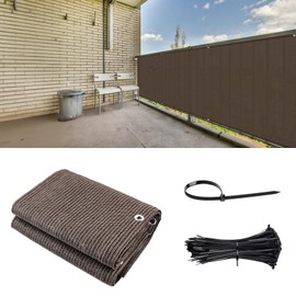 ‎LOVE STORY Balcony Shade 2.7x1m Mocha Veranda Blindfold Sun Shade