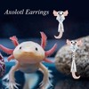 Axolotl Earrings Sterling Silver Axolotl Stud Earrings Cute Axolotl Jewelry