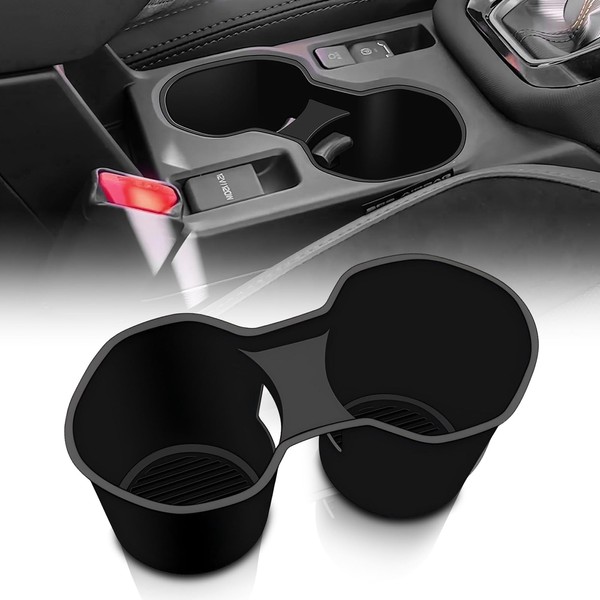 WODHMIEY Cup Holder Insert,Anti Slip Silicone Center Console Organizer Cup