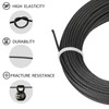 Black Stainless Steel Metal Cable, 7 x 7 Strand Construction,
