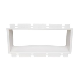 Electrical Box Extender 4 Gang Extension Ring Up to 1 1/2" Flush Extension Ring Plastic (1 Pack)