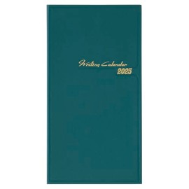Daigo E1032 2025 Planner, Appointment, Monthly, Horizontal Green, Begins December 2024