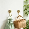 ZH-ZHENGHENG Seashell Wall Hooks, Ocean Theme, Decorative, for Beach or
