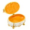QIFU Furniture Dressing Table Hand Painted Enamel Jeweled Trinket Box