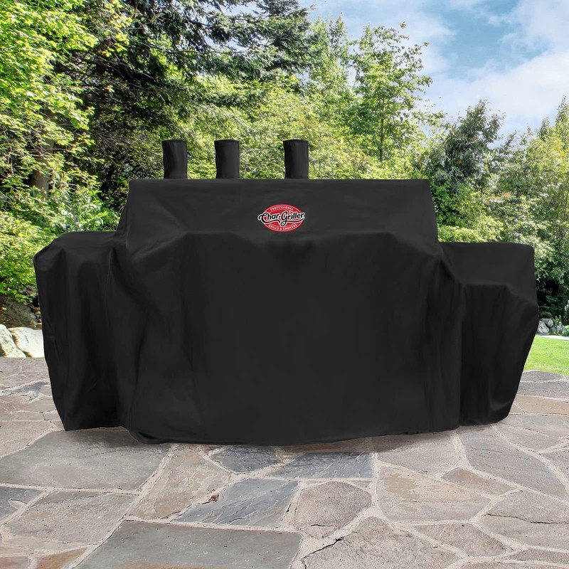Char-Griller® 3-Burner Dual Fuel Expandable Propane Gas and Charcoal Outdoor