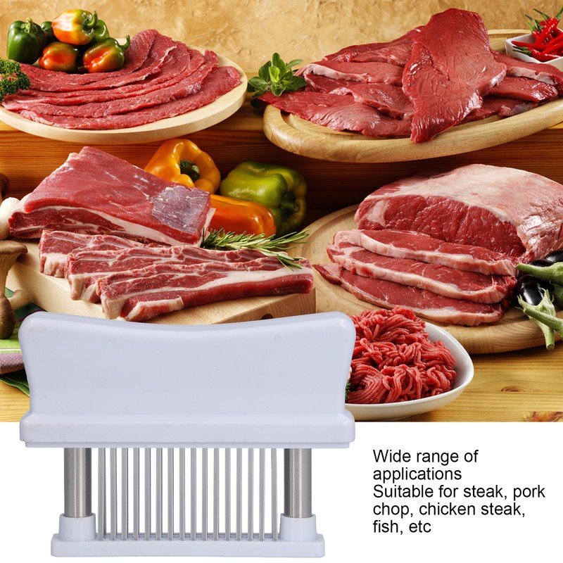 Meat Tenderizer Food Grade 48 Stainless Steel Needles Meat Cutter