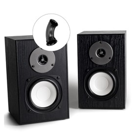 WHAMVOX 2pcs Speaker Cabinet Port Tubes Outlet for Enhanced Low Frequency Output Easy Installation Speaker Accessories Performance Professional Appearance