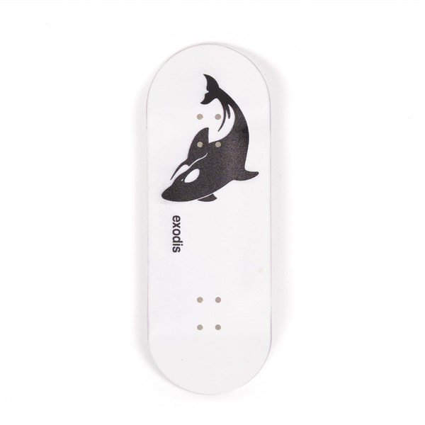 Exodus Deep Concave Fingerboard Deck (Orca, 32mm)