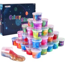 Brand: ZJOFP Kids Party Favors Galaxy Slime Kit, 30 Pack Bulk Rich Colorful Putty Toy,...
