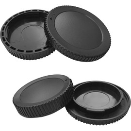 Body Cap + Rear Lens Cap Cover for Nikon Z Mount Z50 Z30 Z9 Z8 Z7 Z6 Z5 Z3 Z fc ZFC Camera(for Accessories),Hxdzieory [2 Pack]