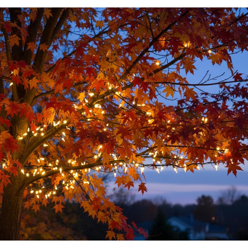 Brite Star 100 Count Mini String Christmas Lights, Blue -