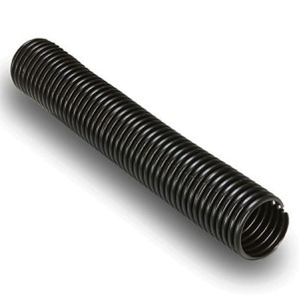 Electriduct 2" Split Nylon Wire Loom Tubing Corrugated Slit Flexible Conduit - 50 Feet - Black