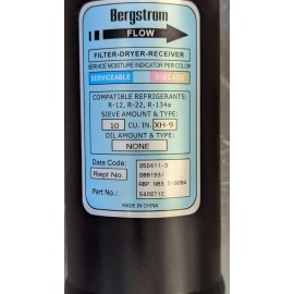 International 1691703C91 A/C Dryer HVAC Receiever Male & Male O-Ring HPRV Bergstrom 540071C