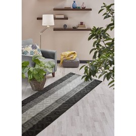 2'2" x 24' Extra Long Non-Slip Hallway Runner Rug – Custom Size Rubber-Backed Carpet Floor Mat for Kitchen, Stairs, Bedroom, Bathroom, Entryway – 26" Wide – Your Length Choice – Anthracite Grey