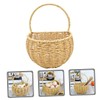 Mikinona Wall-mounted Egg Basket Fruit Veg Storage Basket Kitchen Organization