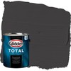 Glidden Total Interior Wall Paint & Primer All-in-One, Black Magic/Black,