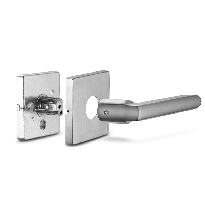 Berlin Modisch Privacy Lever Door Handle Slim Square Easy to