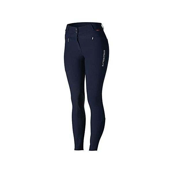 B Vertigo Drea Womens Silicon Knee Patch Breeches - Dark