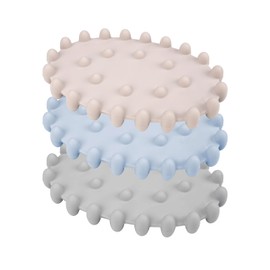 DODAMOUR 3 Pack Silicone Soap Dish, Large Self Draining Soap Tray for Shower, Bar Soap Saver Holder for Bathroom Kitchen Bathtub