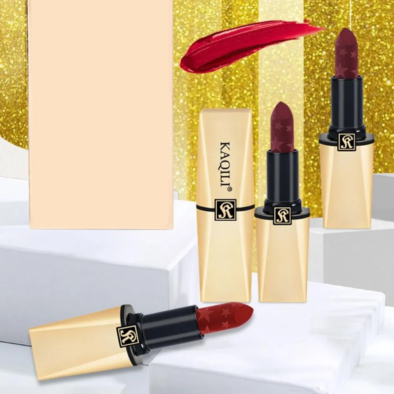 Brillo De Labios Mate Impermeable 2 En 1 Brillo De