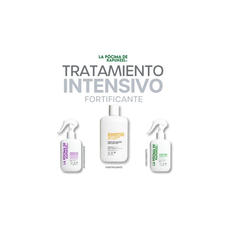 Pócima de Rapunzel TRATAMIENTO INTENSIVO Kit Shampoo fortificante + Acondicionador