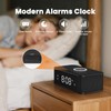 Fansbe Direct Digital Alarm Clock White Noise, Loud Digital Alarm