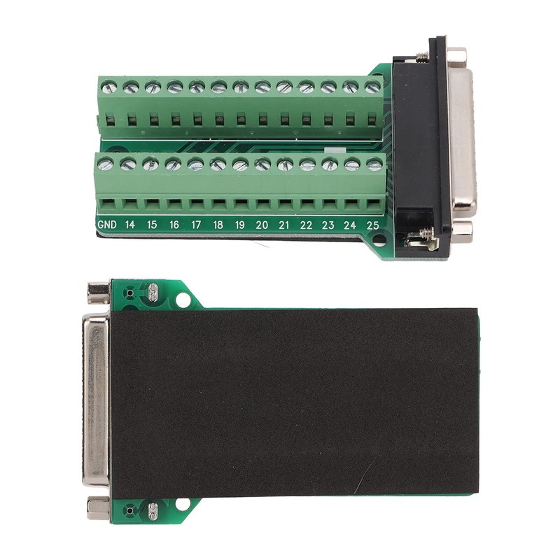 Xingdianfu D-SUB 25Pin DB25-M2 Female Breakout to PCB Terminals Connectors