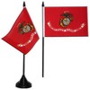 Table Flag Table Flag USA US Marine Corps with Stickers,