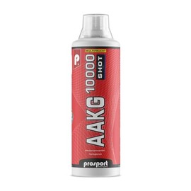 Prosport AAKG 10,000 Shot 500 ml Bottle with Vitamin B6, Amino Acids and Caffeine, Flavour: Multi Fruit
