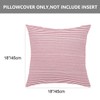 sourcing map Striped Canvas Cushion Covers 1PC, Throw Pillow Covers
