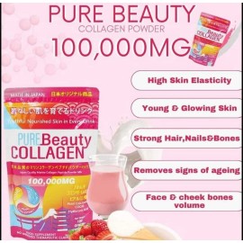 Pure Beauty Collagen 100,000mg Made In Japan