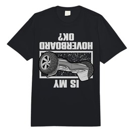 Funny Hoverboard for Men Women Boys Electric Skateboarder Comfort Colors Adult Heavyweight T-Shirt
