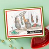 Spellbinders Merry Little Christmas Cling Rubber Stamp