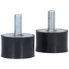 2Pcs AntiVibration Mount Rubber Isolator for Air Compressor Diesel Engine