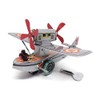 Nostalgia Tin Toy Seaplane Silver Wind Up