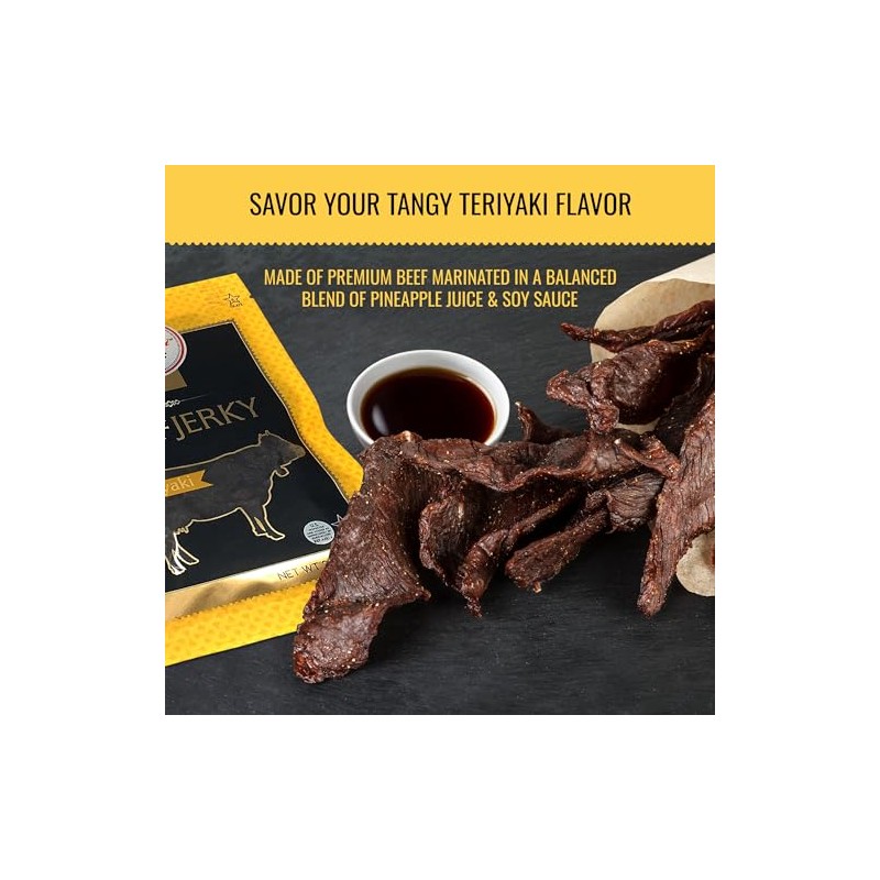 Aufschnitt Grass Fed Beef Jerky - Low Sodium, Certified Kosher