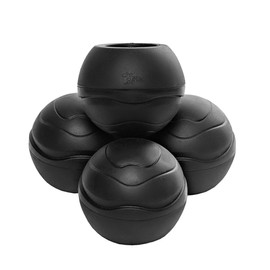 Stabilizing Rubber Ball Feet for Helinox Camping Chair - Durable Outdoor Chair Leg Cap, Help Stability on Rugged and Uneven Surfaces (Black, 45mm)