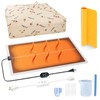 Resin Molds Heating Mat Kit 26PCS: Epoxy Resin Curing Machine
