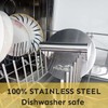 HULISEN Stainless Steel Burger Press, 6.2 inch Round Burger Smasher,