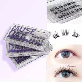 Muse Day 노글루속눈썹 연장 뮤즈데이 당일치기 셀프 가닥yza769 [OFF-D02] No Glue Eyelash Extension Muse Day One-Day DIY Strips yza769 [OFF-D02]