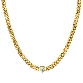 FindChic Cuban Link for Women Necklace Choker Chains for Women