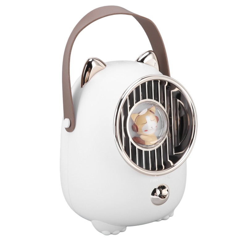 Air Conditioner Fan Multifunctional Portable 350ml Humidifying Spray Usb Rechargeable