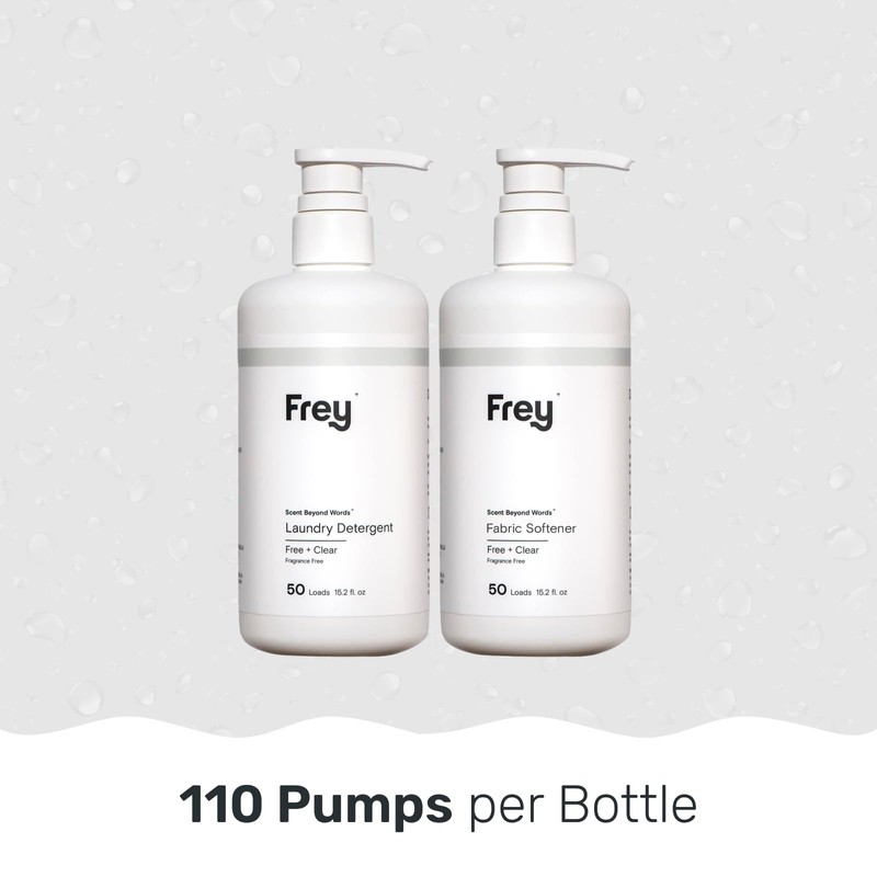 FREY Full Wash Laundry Care Bundle - Concentrated Liquid Laundry