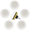 KONAMO 6 Pcs Wool Polishing Pads, Buffing Pads, 3 inch