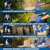 S&R Work Gloves – 12 Pairs, Nylon with PU Coating,