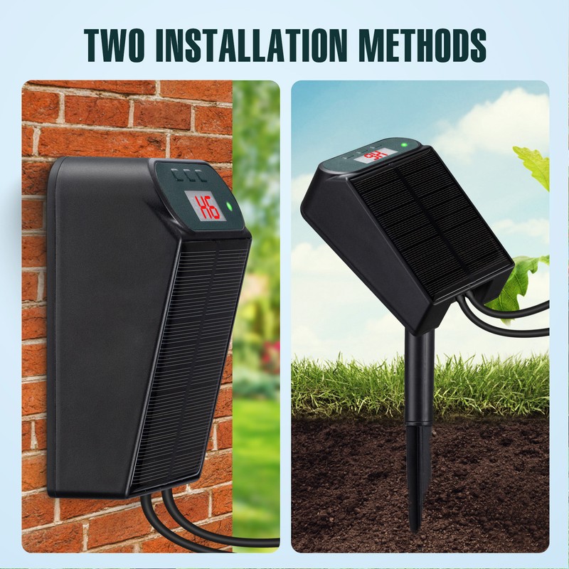 SW15 Solar Powered Watering Irrigation Kit Timing Automatic Flower Watering