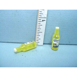 Cindi's Minis Miniature Corona Extra Beer (2) #G165 Solid Acrylic Cindi's 1/12th Scale