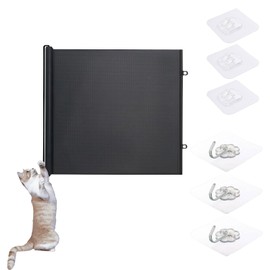 Treppenschutzgitter,Türschutzgitter Ausziehbar 0-130cm,Treppenschutzgitter Ausziehbar für Babys,Sicherheitsgitter für Babys,Schutzgitter Treppe für Kinder,Katzen und Hunde,für Treppen,Türen,Terrasse